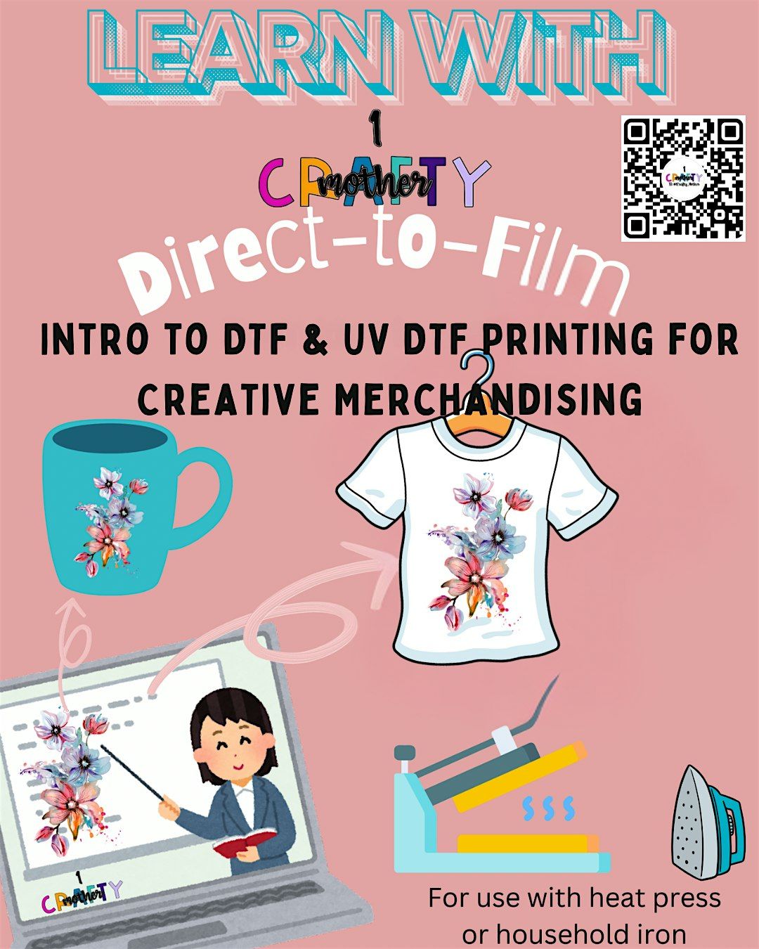 Class with 1 Crafty Mother DTF for Creative Merchandising, 26 July | Event in Ambridge | AllEvents