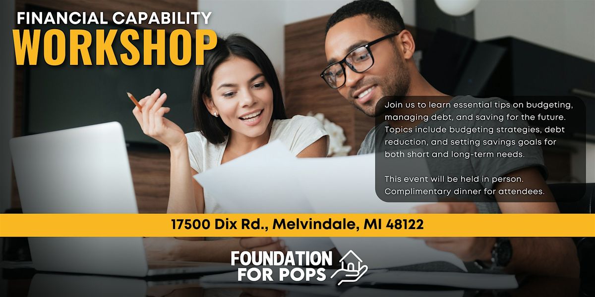 Financial Capability Workshop *HYBRID*, 10 July | Event in Melvindale | AllEvents