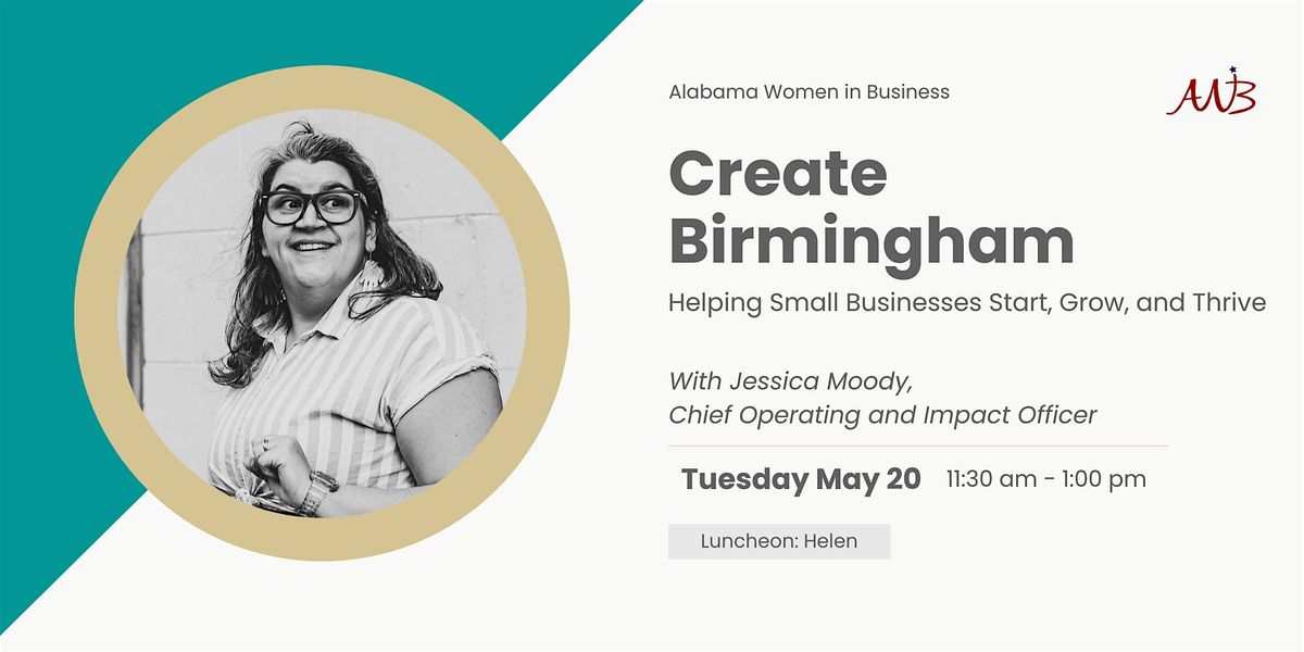 Luncheon with Jessica Moody of Create Birmingham, 20 May | Event in Birmingham | AllEvents