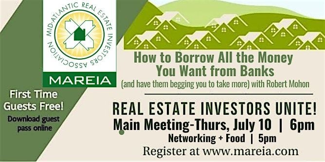 How to Borrow All the Money You Want from Banks with Robert Mohon, 10 July | Event in Jessup | AllEvents