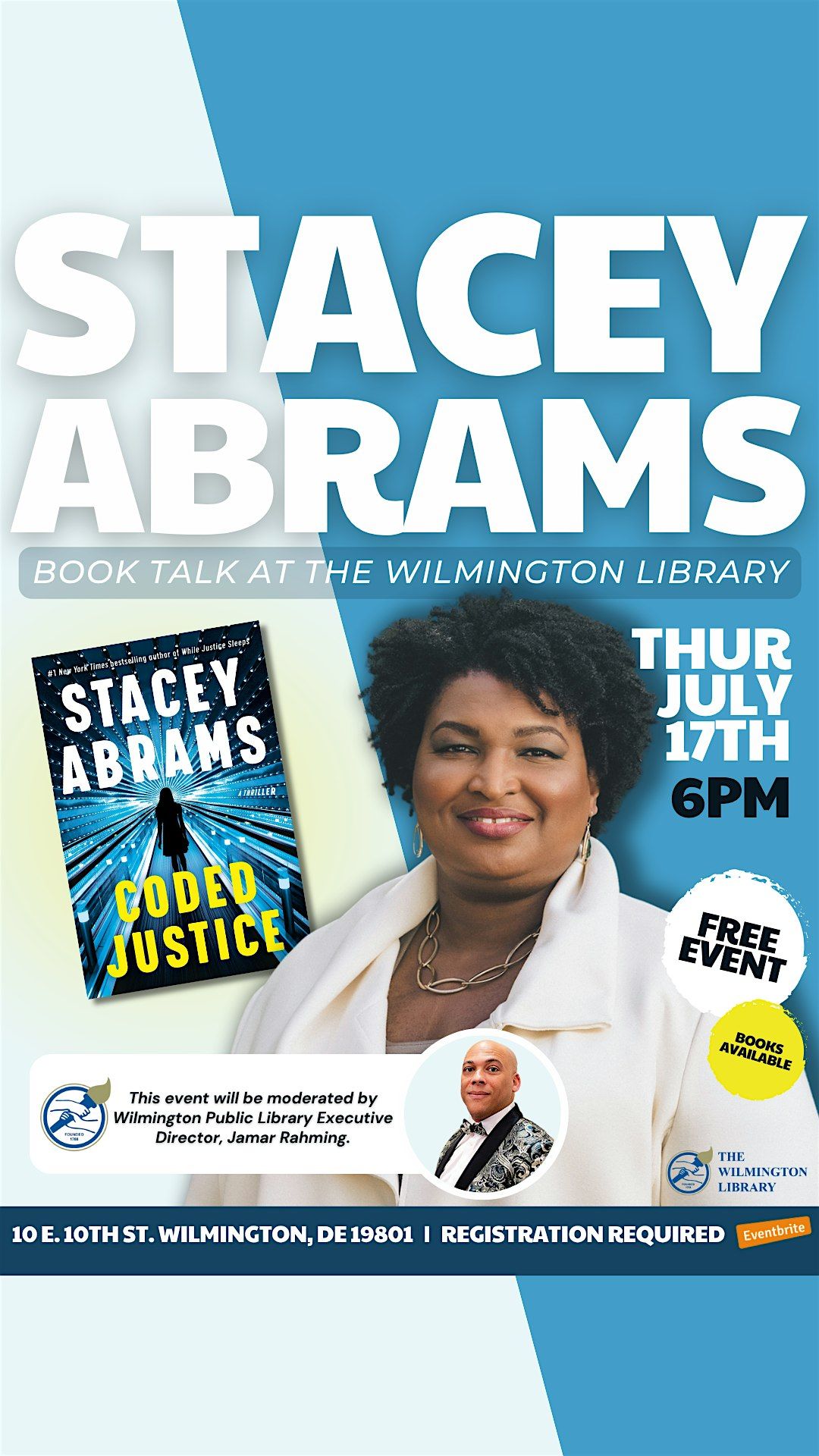 A Conversation with Stacey Abrams, 17 July | Event in Wilmington | AllEvents