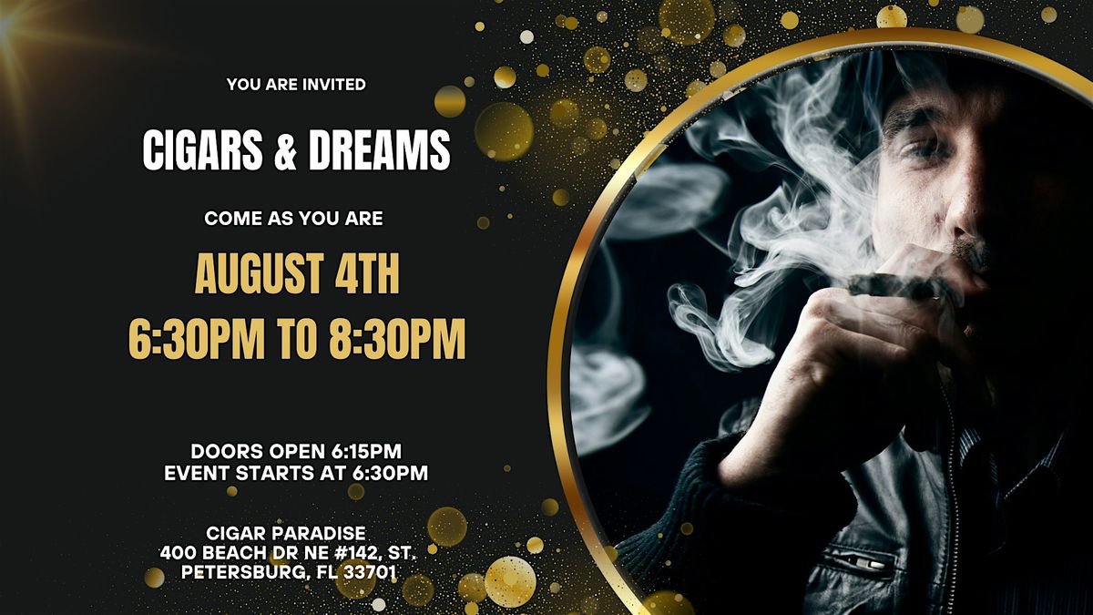 Cigars and Dreams - Networking for Professionals, 4 August | Event in St. Petersburg | AllEvents