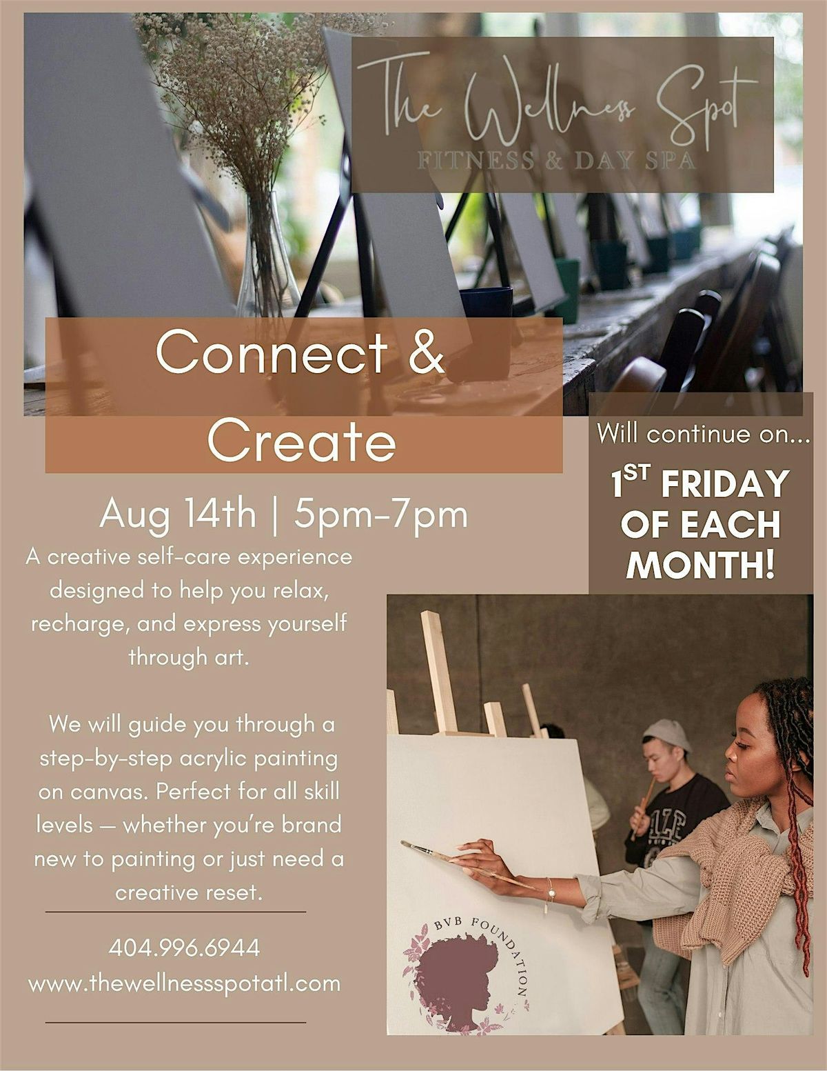 Create & Connect, 14 August | Event in College Park | AllEvents