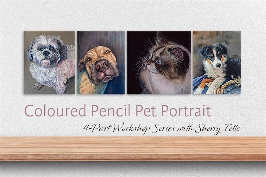 4 part Coloured pencil Pet Portrait workshop, 6 November | Event in Calgary | AllEvents