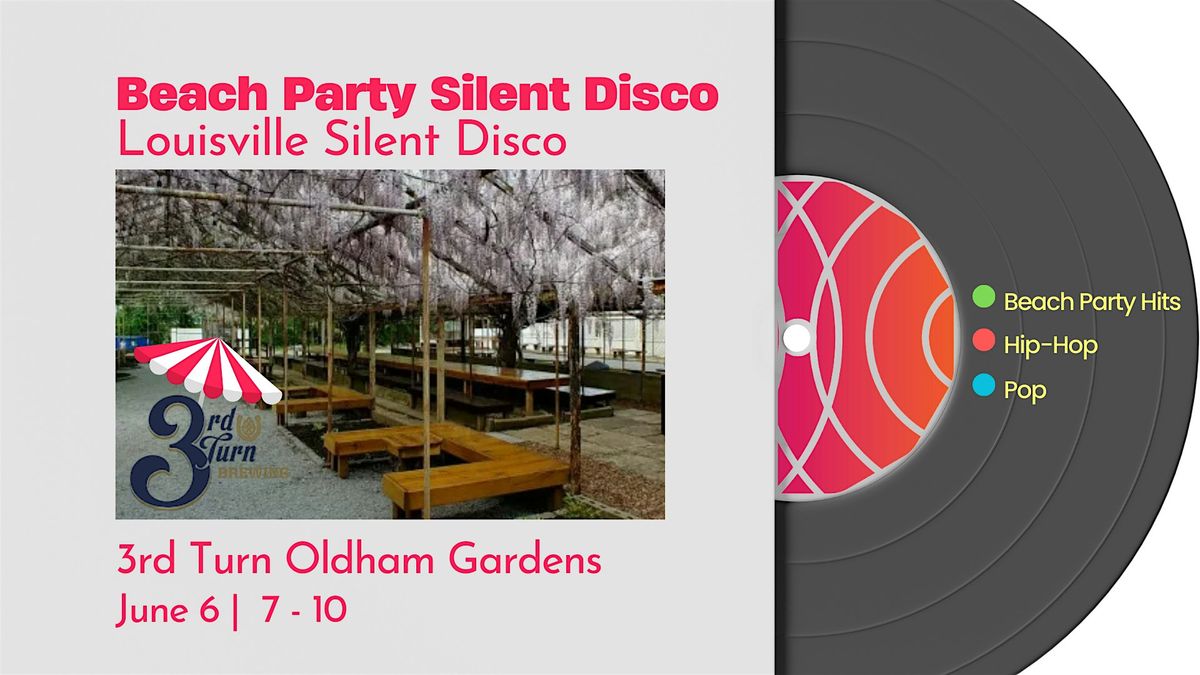 Beach Party Silent Disco at 3rd Turn Oldham Gardens, 6 June | Event in Crestwood | AllEvents
