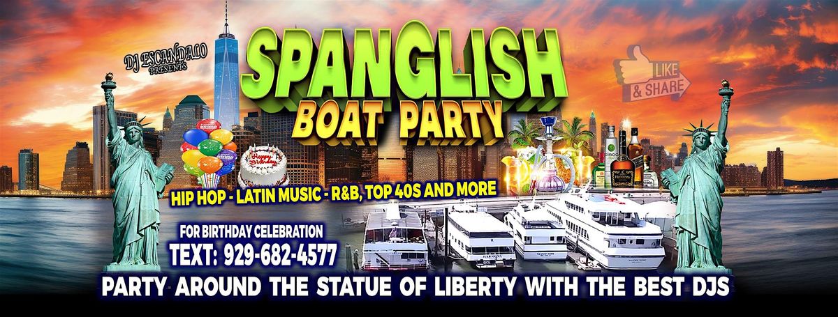 SPANGLISH BOAT PARTY + MANHATTAN NEW YORK | Event in New York | AllEvents