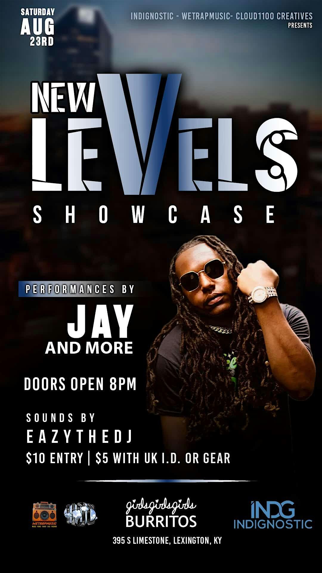 New Levels Showcase, 23 August | Event in Lexington | AllEvents