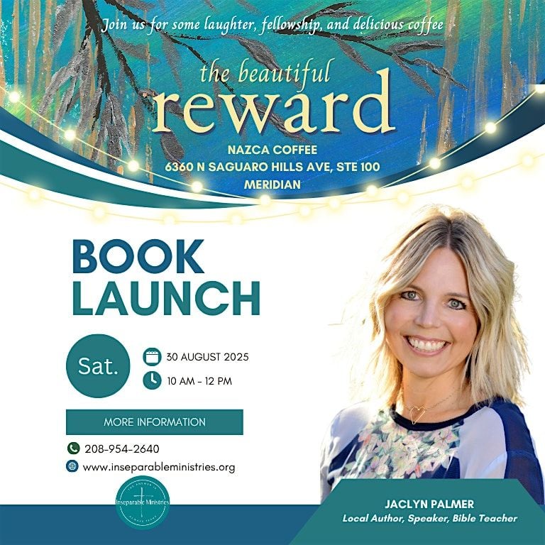The Beautiful Reward Book Signing With Author Jaclyn Palmer, 30 August | Event in Meridian | AllEvents