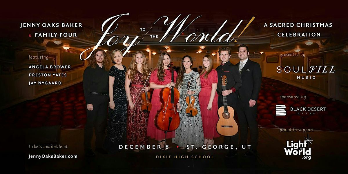 Jenny Oaks Baker in Joy to the World! A Sacred Celebration (St. George, UT), 8 December | Event in St. George