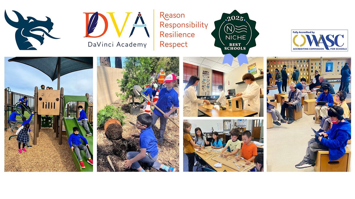 DaVinci Academy Open House K-8, 18 October | Event in Campbell | AllEvents