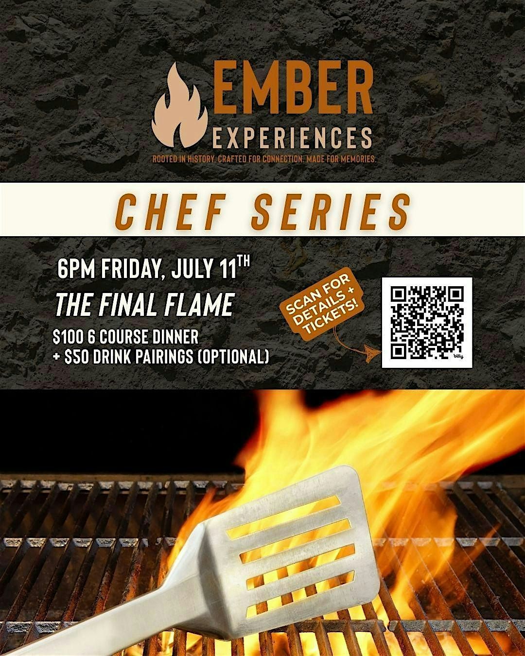 CHEF SERIES - THE FINAL FLAME EMBER SOCIAL, 11 July | Event in Grafton | AllEvents