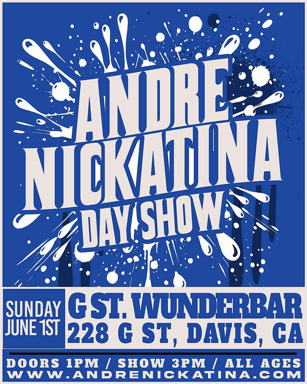 Andre Nickatina at G St. Wunderbar Davis (Day Event), 1 June | Event in Davis | AllEvents