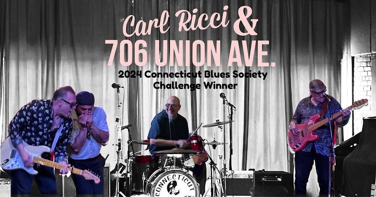 Carl Ricci & 706 Union Ave. Band, 25 October | Event in Manchester | AllEvents