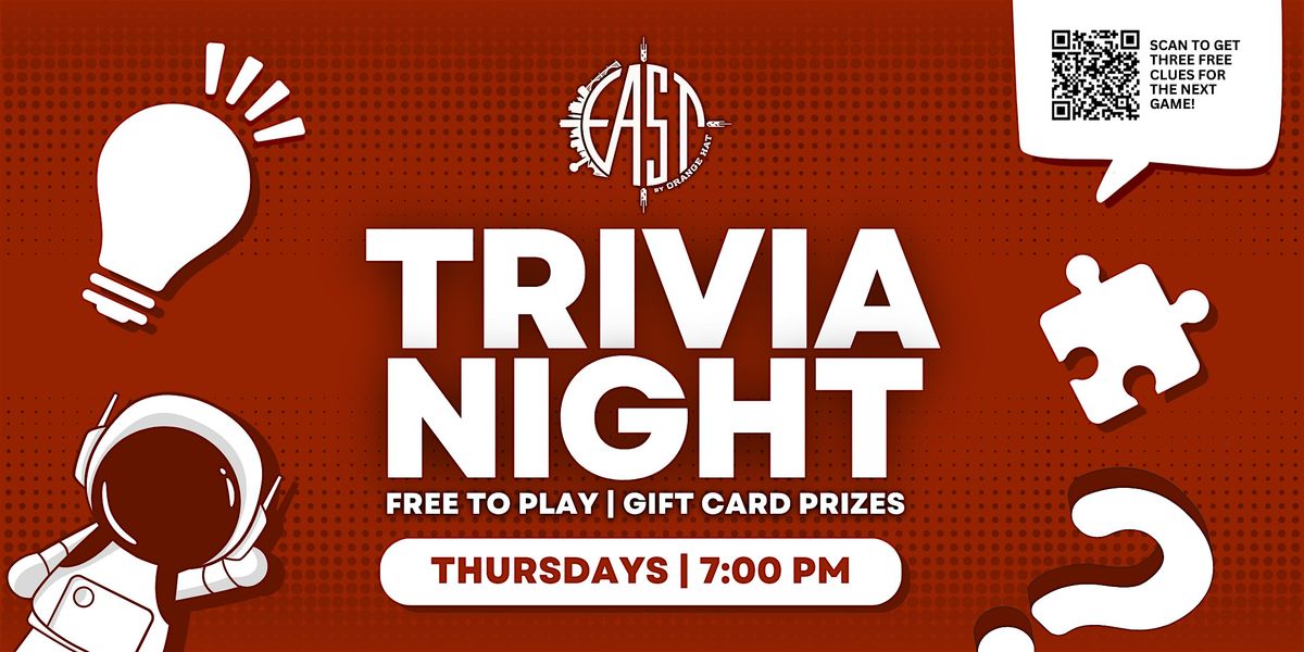Trivia Night at EAST by Orange Hat | Event in Knoxville | AllEvents