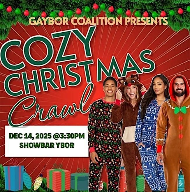 Cozy Christmas Bar Crawl - GaYBOR District Presents, 14 December | Event in Tampa | AllEvents