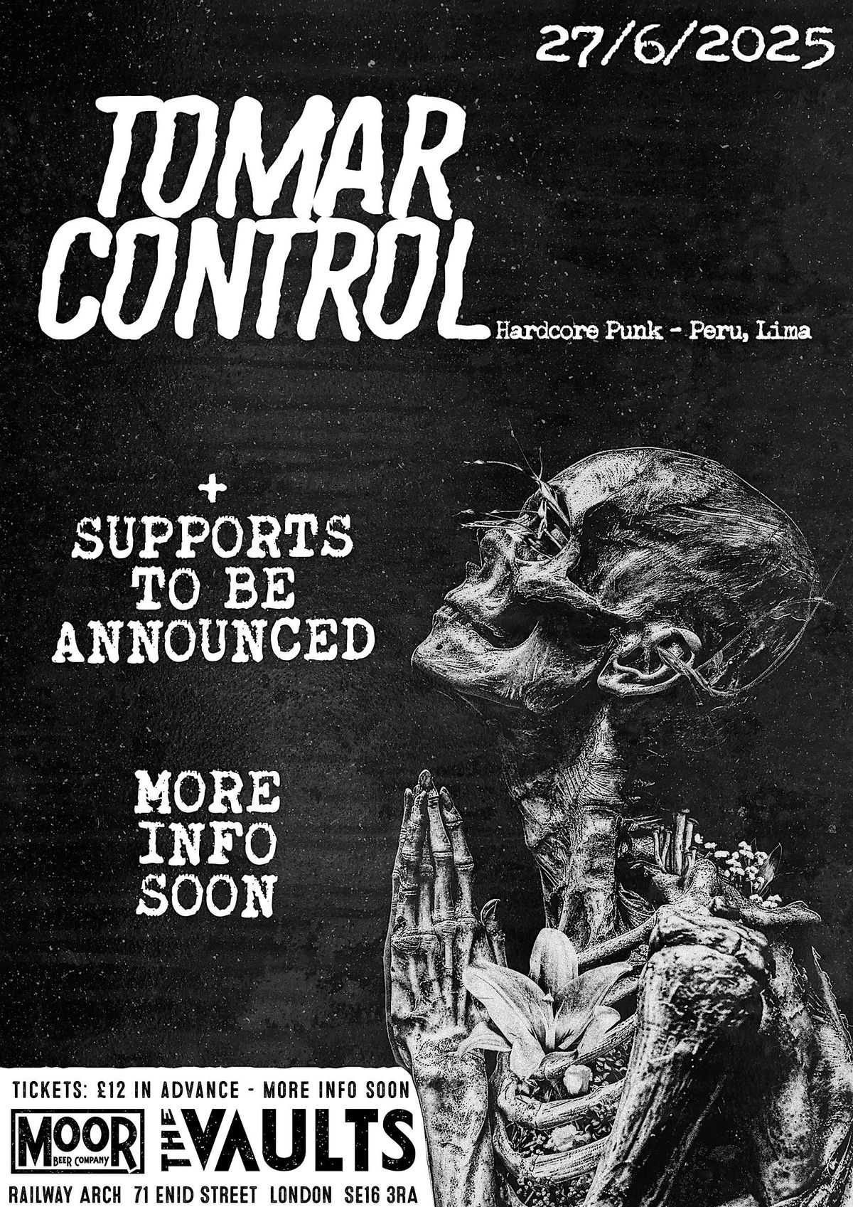 TÒMAR CONTROL PLUS SUPPORT, 27 June | Event in London | AllEvents