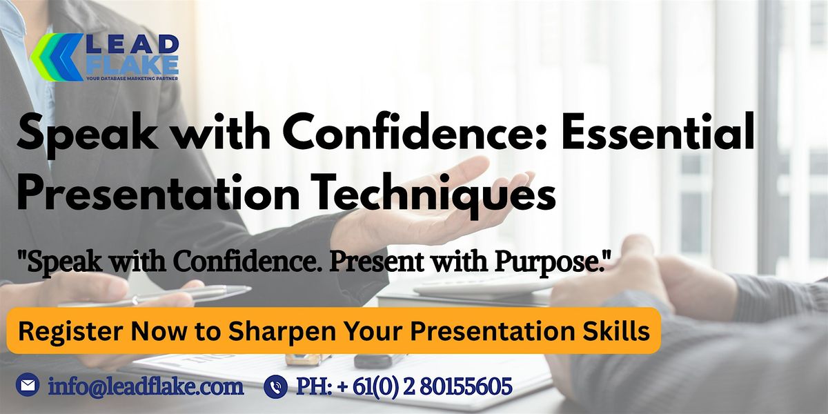 Effective Presentation Techniques Workshop in Dunedin, 15 July | Event in Dunedin | AllEvents
