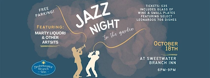 Jazz Night in the Garden, 18 October | Event in Gainesville | AllEvents