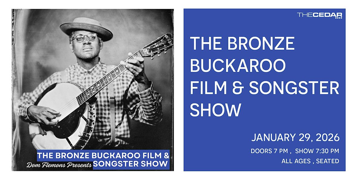 DOM FLEMONS Presents The Bronze Buckaroo Film & Songster Show, 29 January | Event in Minneapolis | AllEvents