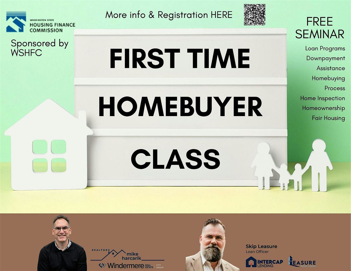 FIRST TIME HOMEBUYER CLASS - Sponsored by WSHFC, 26 July | Event in Spokane | AllEvents