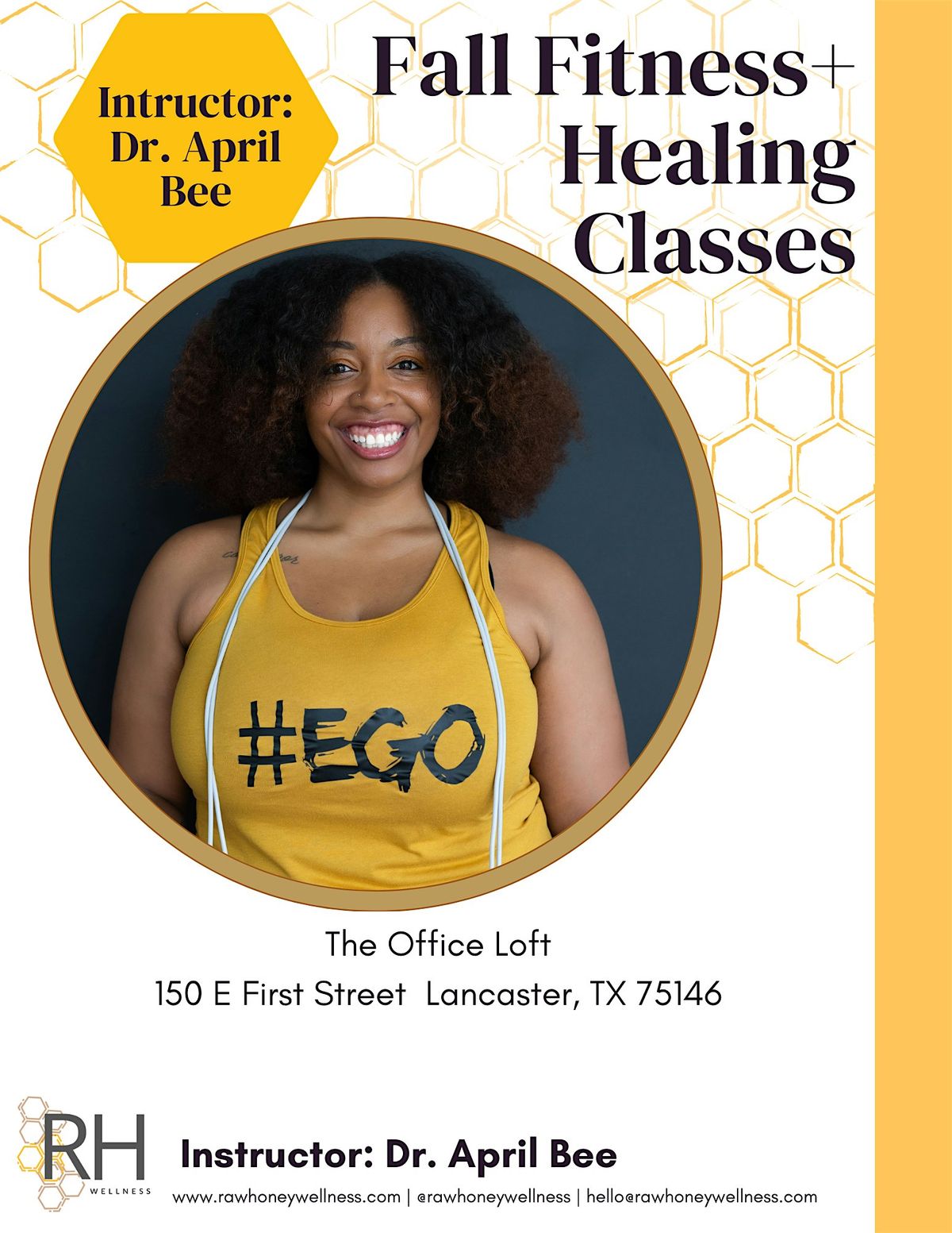 Fall Fitness + Healing Classes with Dr. Bee, 13 September | Event in Lancaster | AllEvents