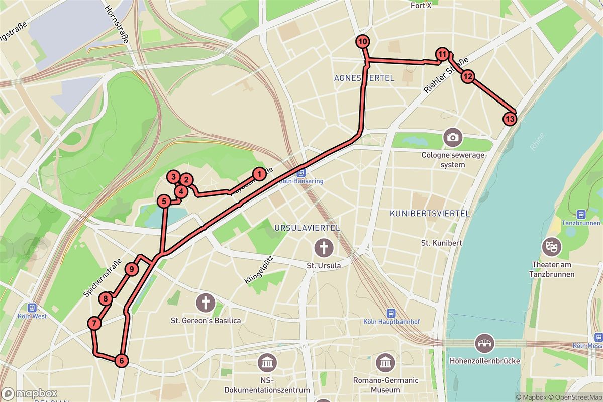 Cologne Audio Tour: Triumphs and Tranquility of Neustadt/Nord | Event in Koeln | AllEvents