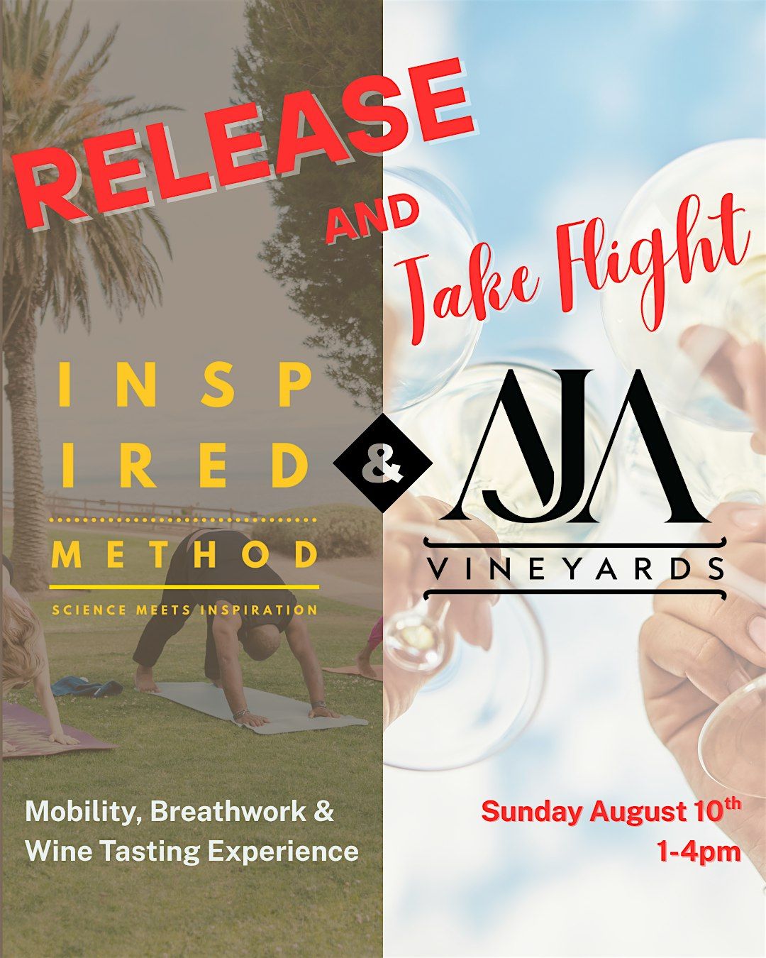 Release & Take Flight- A Movement Class & Wine Tasting Experience, 10 August | Event in Santa Monica