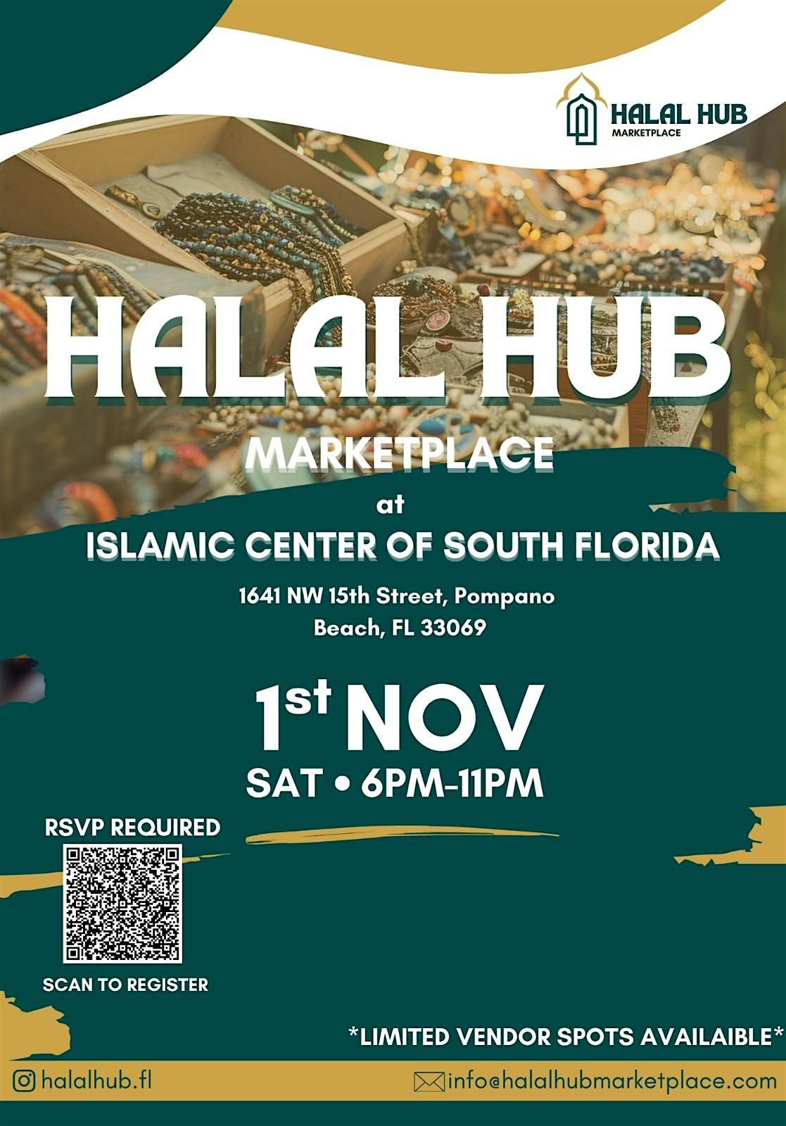 Halal Hub Marketplace, 1 November | Event in Pompano Beach | AllEvents