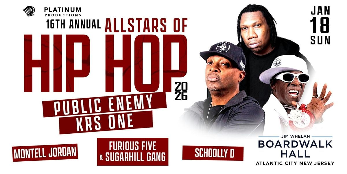 ALLSTARS OF HIP HOP 2026, Jim Whelan Boardwalk Hall, Atlantic City, 18 ...