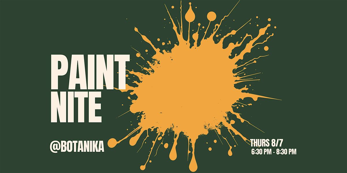 Bubbles & Brushstrokes: Paint Nite with The Social Palette @ Botanika, 7 August | Event in Salt Lake City