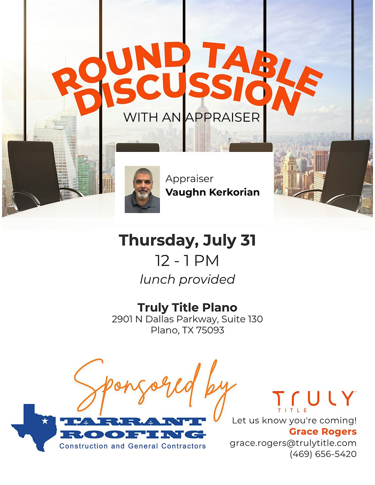 Round Table Discussion with an Appraiser, 31 July | Event in Plano | AllEvents
