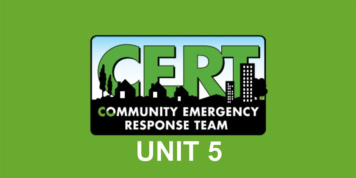 CERT Unit 5: Disaster Mental Health, 8 May | Event in Berkeley | AllEvents