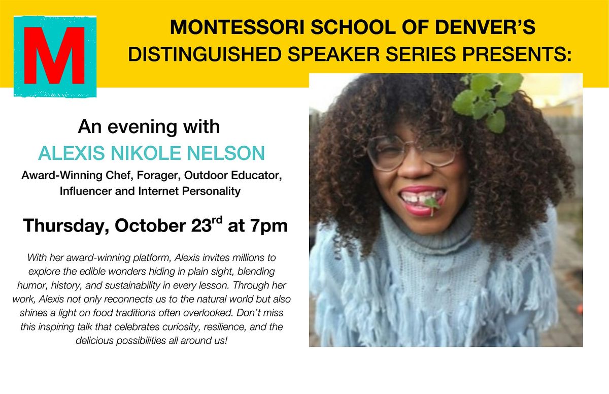 MSD Distinguished Speaker Series: An Evening with Alexis Nikole Nelson ...