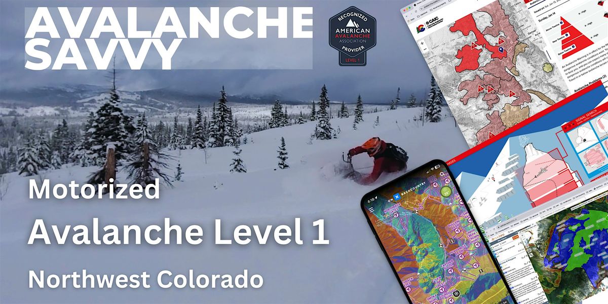 Avalanche Level 1: Motorized for Snowmobilers and snowbikers, 4 April | Event in Steamboat Springs | AllEvents