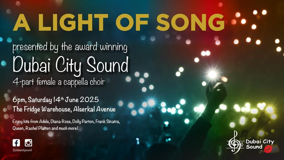 Dubai City Sound 'Light of Song' at The Fridge, Dubai, 14 June | Event in Dubai | AllEvents