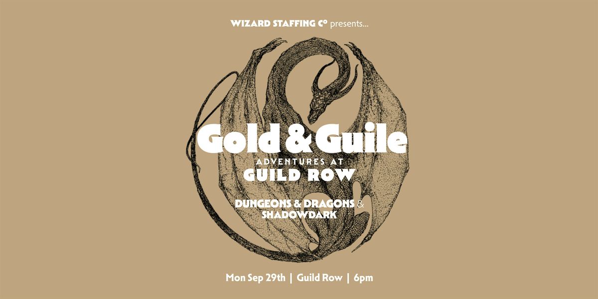 Gold & Guile: Adventures at Guild Row! | Event in Chicago | AllEvents