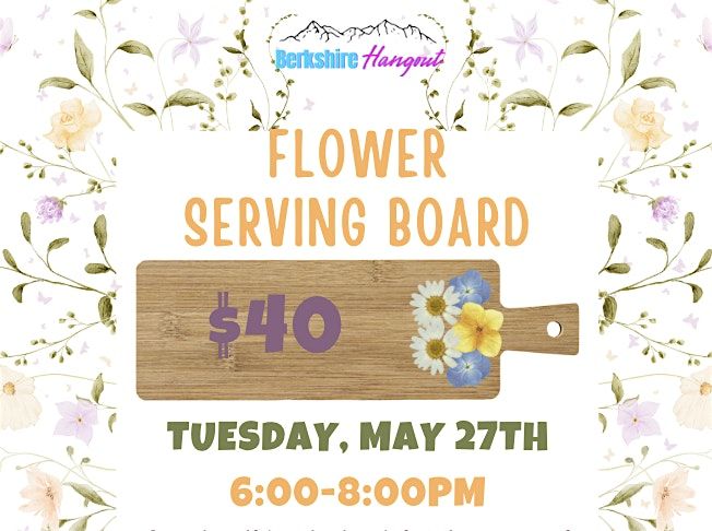 Flower Serving Board Fundraiser, 27 May | Event in Pittsfield | AllEvents