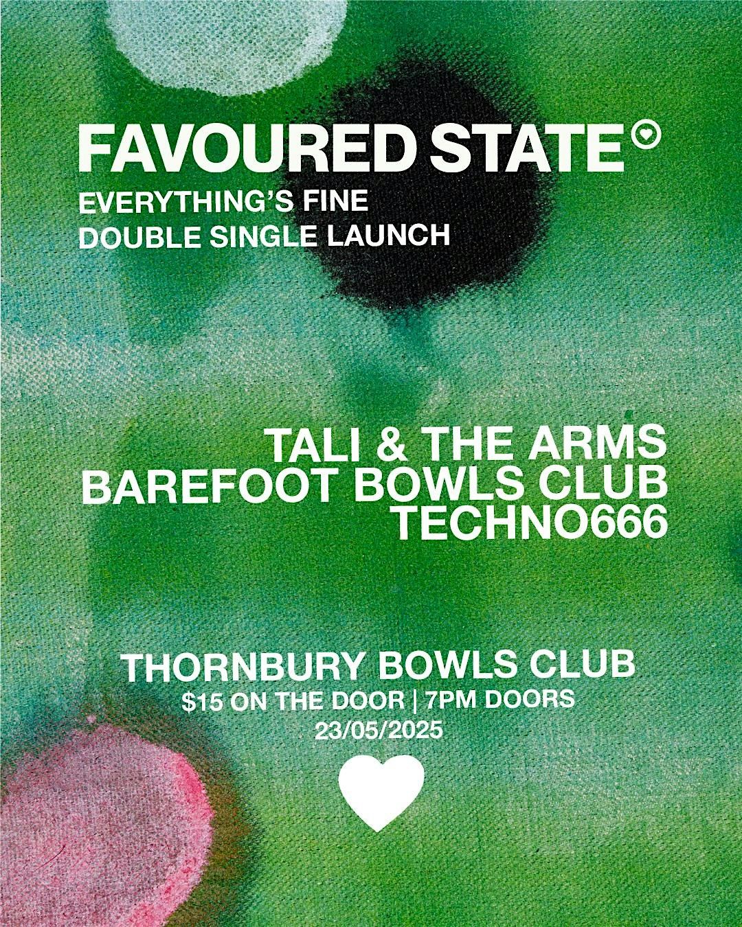 Favoured State "Everything's Fine" Launch, 23 May | Event in Thornbury | AllEvents