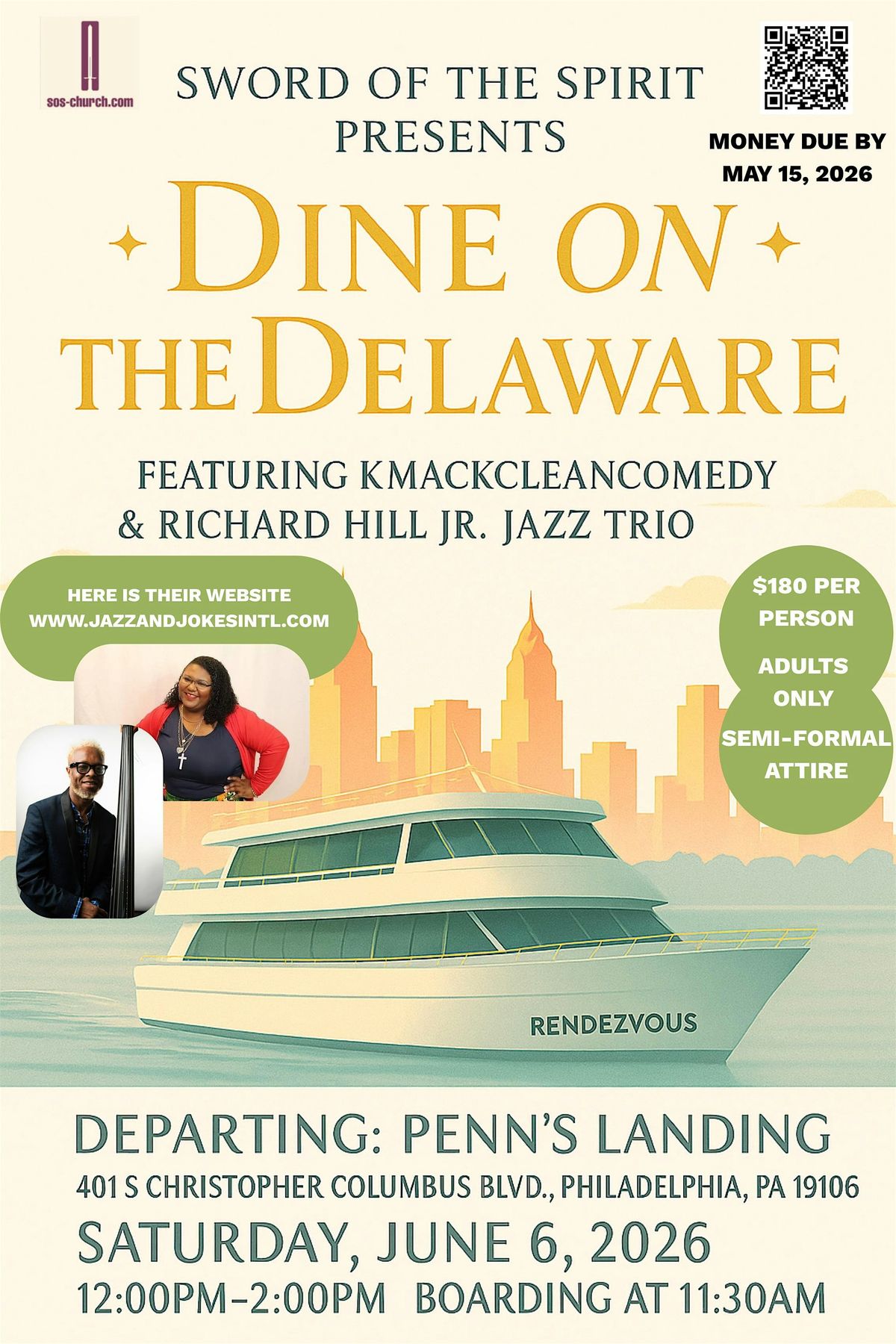 SOS Presents: Dine on the Delaware, 6 June | Event in Philadelphia | AllEvents