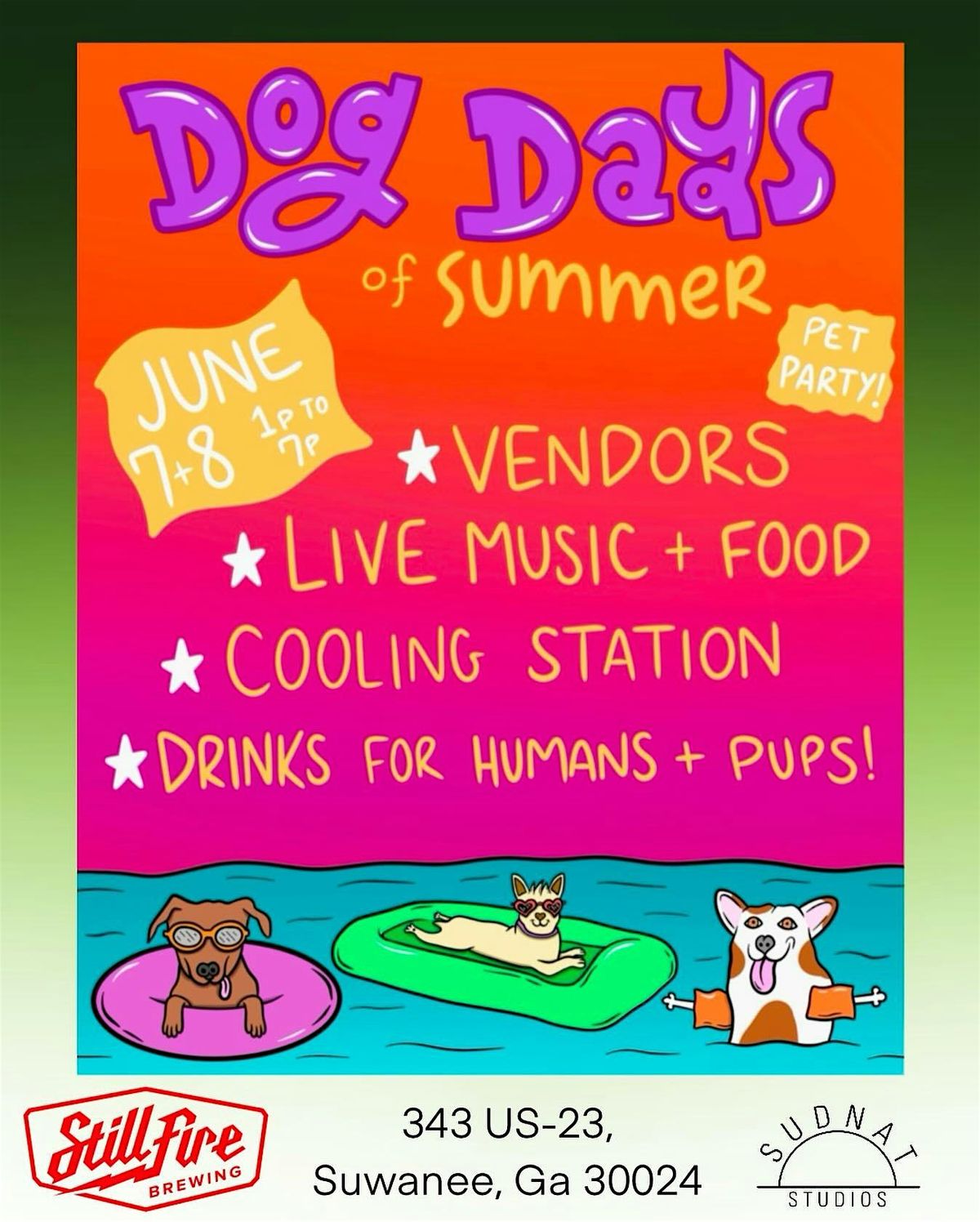 Dog Days Of Summer @ Stillfire Brewing, 7 June | Event in Suwanee | AllEvents