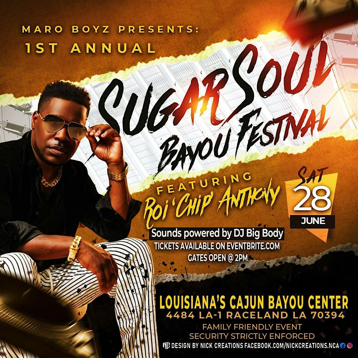 Sugar Soul Bayou Festival, 28 June | Event in Raceland | AllEvents