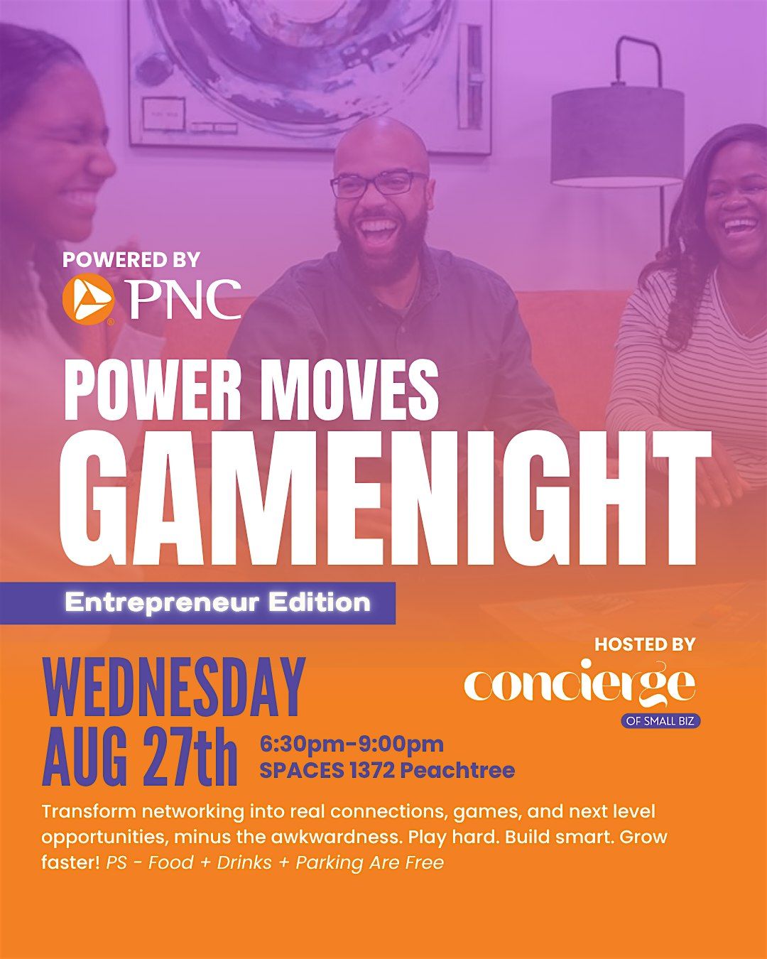 Power Moves: Game Night for Entrepreneurs, 27 August | Event in Atlanta | AllEvents