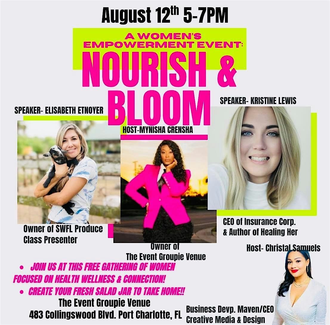 A Women's Empowerment Event: Nourish & Bloom ( Salad in a Jar), 12 August | Event in Port Charlotte | AllEvents