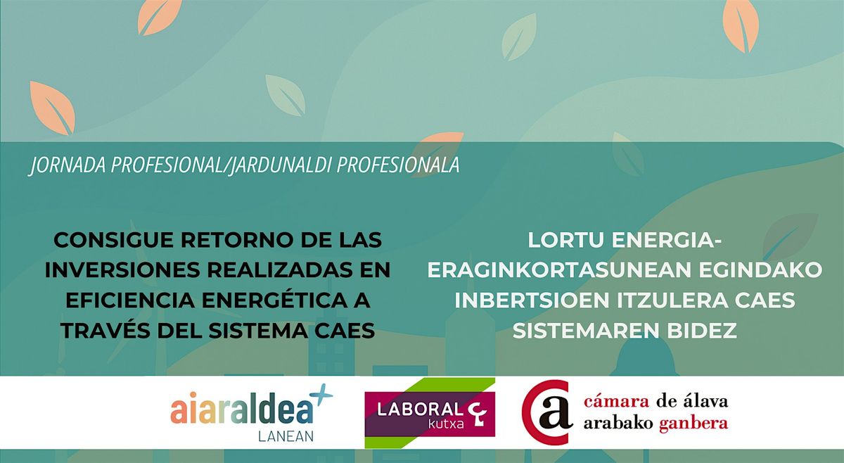 Certificados de Ahorro Energético (CAEs), 23 September | Event in Llodio | AllEvents