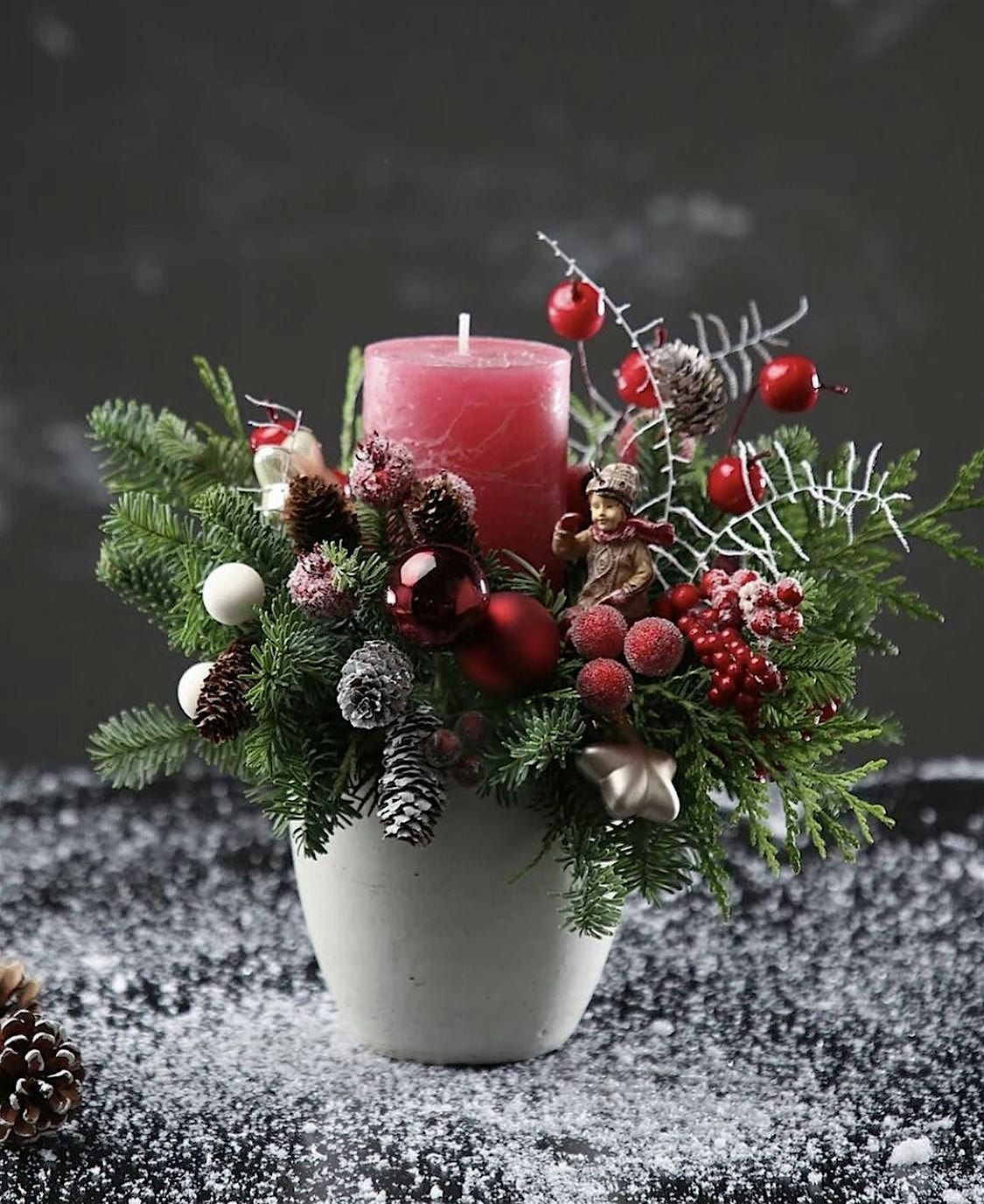 DIY Holiday Trendy Centerpiece| Flower Aura by Natasha (Calgary), 7 December | Event in Calgary | AllEvents