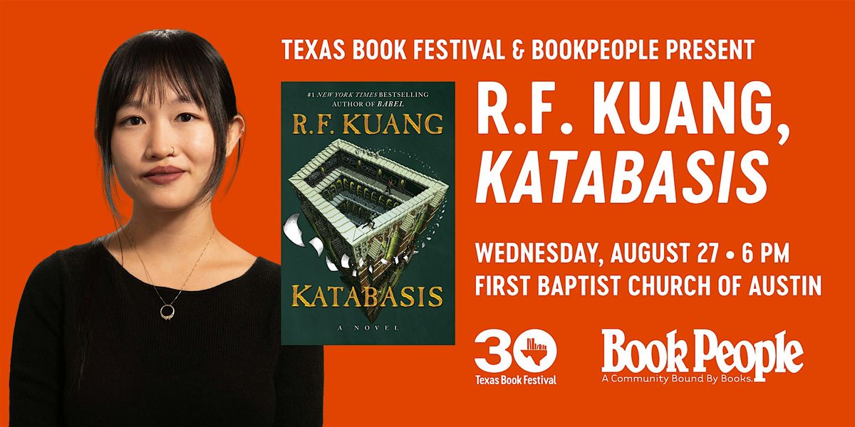 Texas Book Festival and BookPeople Present R.F. Kuang, 27 August | Event in Austin | AllEvents