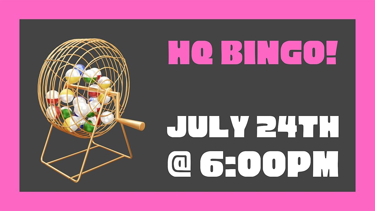 July 24th HQ Bingo!, 24 July | Event in Oregon | AllEvents