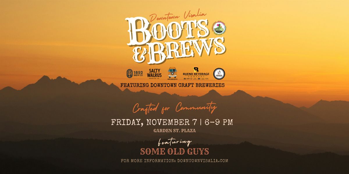 Boots & Brews, 7 November | Event in Visalia | AllEvents