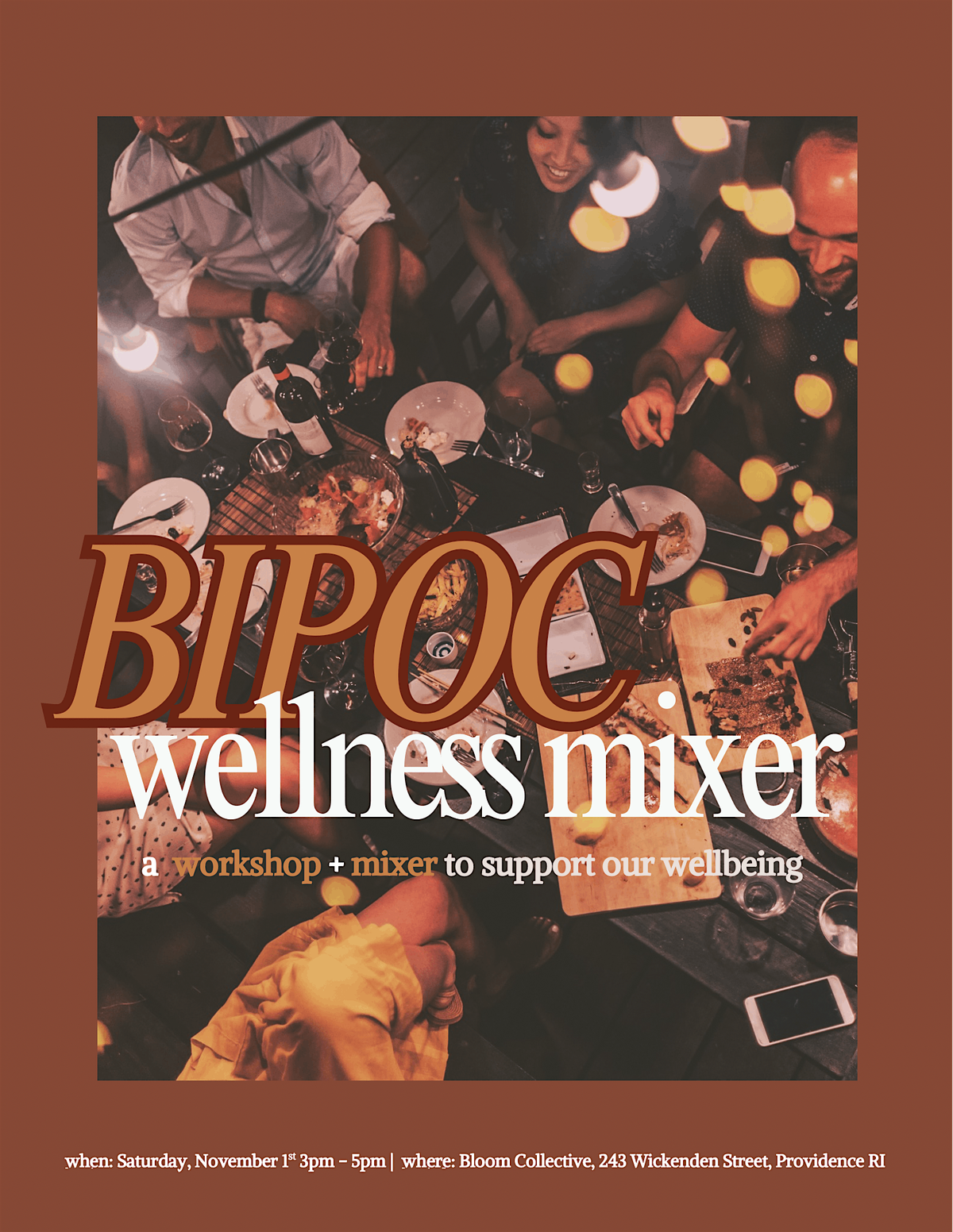 BIPOC Wellness Workshop + Mixer, 1 November | Event in Providence | AllEvents