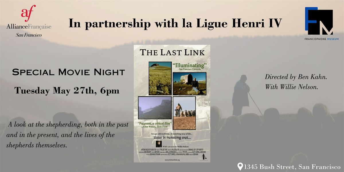 Special Movie Night: The Last Link- May 27th, 27 May | Event in San Francisco | AllEvents